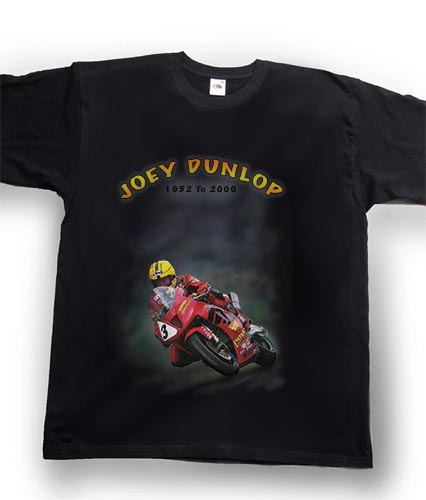 Airbrushed Joey Dunlop T Shirt Isle Of Man Tt Superbike T Shirt All